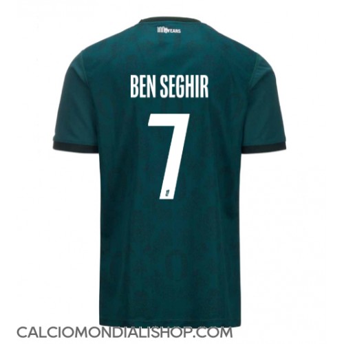 Maglie da calcio AS Monaco Eliesse Ben Seghir #7 Seconda Maglia 2024-25 Manica Corta